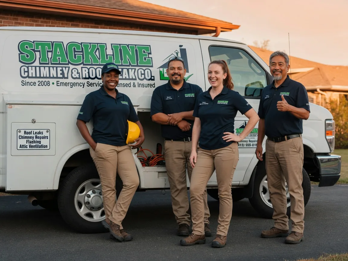 Chimney flashing repair company in Southington, OH